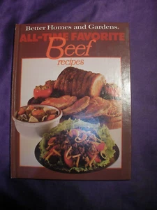 Better Homes and Gardens Cookbook 1977 HC HB Cook Book Favorite Beef recipes - Imagen 1 de 4