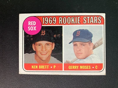 1969 Topps Ken Brett Gerry Mosses Rookie Card (RC) #476 - Image 1 of 2