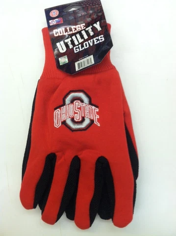 OHIO STATE BUCKEYES NCAA UTILITY WORK GLOVES OSFM NEW NWT Cover
