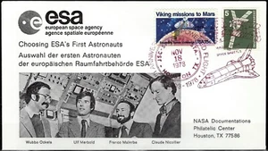 US Space 1978 ☀ Joint issue US - Germany - ESA - NASA ☀ FDC - Picture 1 of 1