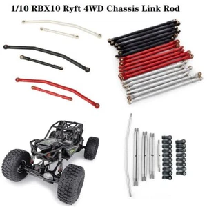 Eslabón de dirección de metal y varilla de enlace de chasis para 1/10 RC arrastre axial RBX10 Ryft 4x4 - Imagen 1 de 22
