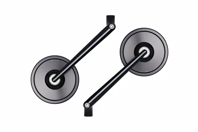 "CLASSIC" STYLE MIRRORS FOR HARLEY-DAVIDSON Foto 1 de 3