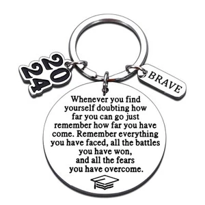 Class of 2024 Graduation Keychain 5th 8th Grad Graduation Gifts for Girls Boy... - Picture 1 of 7