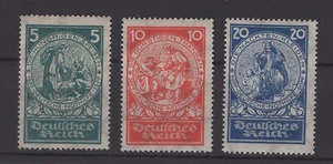 (WH23021) GERMAN REICH - 1924, MI 351/353, MH, CV € 41, SEE SCANS - Picture 1 of 2