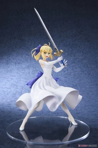 Bellfine Fate/Stay Night Saber (White Dress Version) 18 Scale PVC Figure Cover