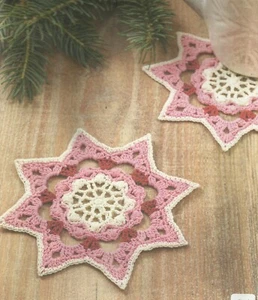 G0390 EIRA COASTERS CROCHET PATTERN/INSTRUCTIONS - Picture 1 of 1