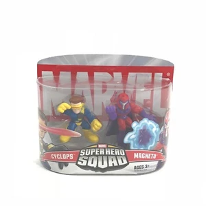 Paquete de 2 figuras en miniatura Hasbro Marvel Super Hero Squad X-Men Cyclops Magneto - Imagen 1 de 5