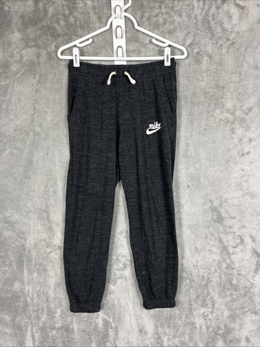 Nike Sportswear Felpa Logo Tasca Nero Heather Joggers CJ1824 010 Taglia XS