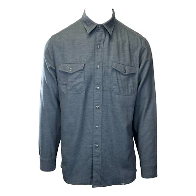 Ascend Men's Turbulence Shirt Herringbone Slub Long Sleeve (S04) - Image 1 of 4