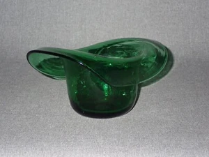 Historischer grüner Glashut Whimsey Iron Pontil - Bild 1 von 7