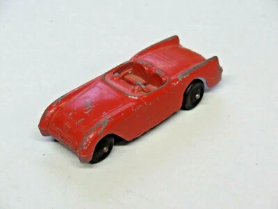 Vintage Tootsie Toy Chevrolet Corvette Red Die Cast 4" Long U.S.A. - Image 1 of 4
