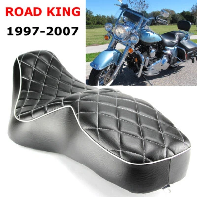 Driver Rider Passenger Seat For Harley Street Glide 2006 07 Road King FLHR 97-07 Foto 1 de 4