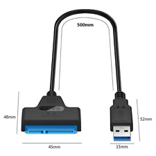 USB 3.0 - 2.5" SATA III ハード ドライブ アダプター ケーブル/UASP -SATA - USB3.0 コンバーター