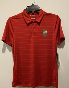TEK GEAR Boy's Red DryTek Polo Shirt (Large 14/16) New - Picture 1 of 5