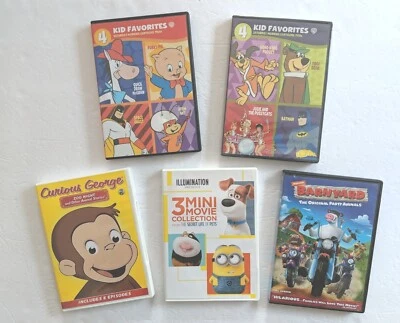 Cartoon DVDS Nickelodeon Universal WB Over 14 Hours Of Video Entertainment VGUC - Image 1 of 4