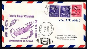 S-158 Williamson-Johnson Airport Re-Dedication August 18 1946 Duluth MN - Bild 1 von 1