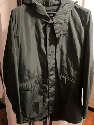 Nautica Heat Retention Lightweight Coat Forest Green Jacket W/Hood Men’s Size L - Image 1 of 4