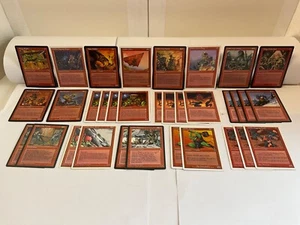 Lot 33 MTG Magic the Gathering *Goblin* Red/Mountain Mogg Conscripts/Raider/Nosy - Picture 1 of 7