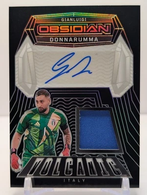2024-25 Obsidian - Gianluigi Donnarumma Volcanic Material AUTO Orange /199 - Image 1 of 2