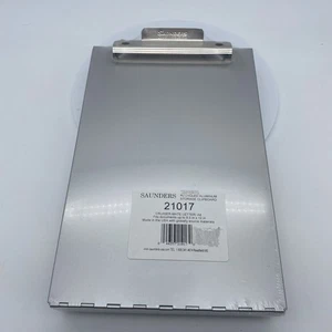 Saunders Cruiser Mate Aluminum Storage Clipboard 1 1/2" Clip Cap 8 1/2 x 12 - Picture 1 of 8