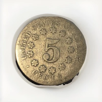 USA - 5 Cents (Shield Nickel) - 1869 - Image 1 of 2