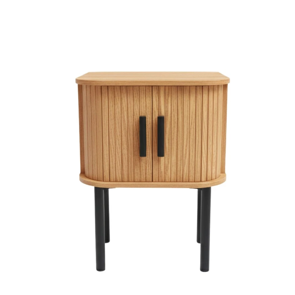 Nachttisch SCAVA, geriffelt, 40 x 40 x 53 cm - Bild 1 von 4