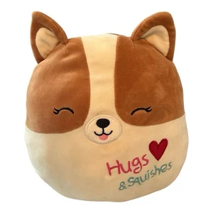 Squishmallows Regina Corgi 8” Valentines Hugs Squishes Plush Toy Dog - Picture 1 of 6