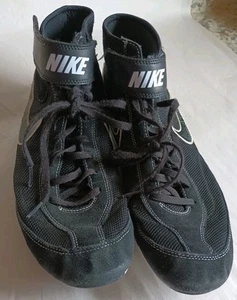 Nike Speed Sweep VII 7 Wrestling Shoes 366683-001 Black White Mens Size 10.5 - Picture 1 of 13