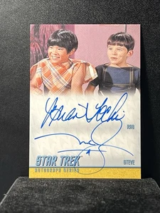 2011 RITTENHOUSE STAR TREK TOS REMASTERED DA19 BRIAN TOCHI & MELVIN CAESAR BELLI - Picture 1 of 2