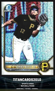 Lonnie White Jr. 2022 Bowman cromo plata mojo Pittsburgh Pirates #BCP-246 - Imagen 1 de 2