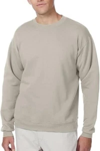 Hanes Men's EcoSmart Fleece, Pullover Crewneck Sweatshirt, 1 or 2 Pack XL - Picture 1 of 7