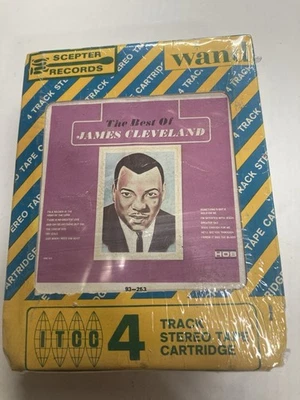 4 TRACK TAPE CARTRIDGE ITCC THE BEST OF JAMES CLEVELAND" FACTORY SEALED - Image 1 of 2