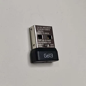 USB Dongle Signal Receiver Adapter für Logitech G613 Wireless Gaming Keyboards - Zdjęcie 1 z 4