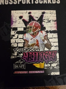 2023 Leaf Draft - Jordan Addison #98 Touchdown Kings  - Picture 1 of 2