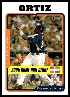 2005 Topps Updates & Highlights David Ortiz Boston Red Sox #UH198 - Image 1 of 2