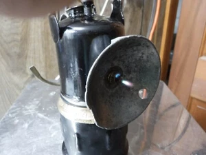 Vintage Pat. 1918 Dewar Mfg. Dew-R-Lite Carbide Miners Lamp w/Hook working - Picture 1 of 6