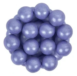 Lavender Shimmer Gumballs - Tutti Frutti Flavor Gumballs by NY Candy - Picture 1 of 2