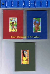 Disney Characters: Cruella de Vil, King Louie & Mowgli (Jungle Book)  - Matted - Picture 1 of 1