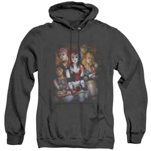 HARLEY QUINN BAD GIRLS Licensed Hooded Sweatshirt Heather Hoodie SM-3XL - Picture 1 of 2