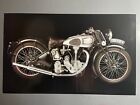 1936 Norton CS-1 Motorcycle Picture, Print - RARE!! Awesome Frameable