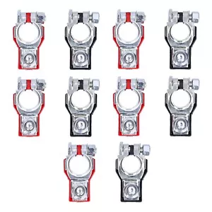 5Pair Car Battery Cable Terminal Clamps Connectors Positive Negative Battery ... - Picture 1 of 9