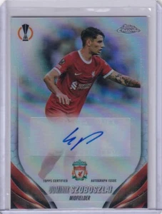 2023-24 Topps Chrome UEFA Club Competitions Dominik Szoboszlai #CA-DS Auto - Picture 1 of 2
