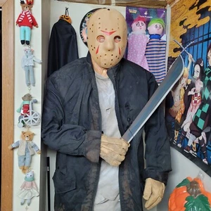 Máscara de repuesto animatrónica Jason Voorhees tamaño real no Gemmy 2010 - Imagen 1 de 3
