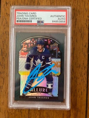 Allure Black Rainbow John Tavares Maple Leafs Signed Autographed Card PSA/DNA - Image 1 of 2