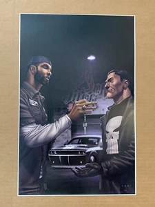 Tim Duncan Heroes & Fantasies Edición Limitada Punisher 11x17 Impresión Artística Espuelas - Imagen 1 de 1