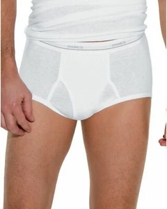 HANES 8 PK WHITE BRIEFS SUPER DEAL 100% COTTON - Picture 1 of 2