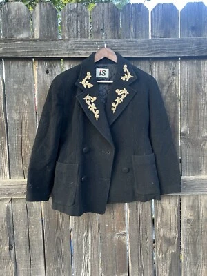 Vintage 80s Issey Miyake Archive Wool Japanese Designer Coat - Image 1 of 4