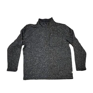 Magellan Outdoors Classic Fit Side Pockets Zips Charcoal Gray Pullover Top Sz L - Picture 1 of 8