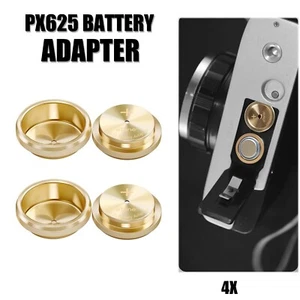 Adaptador de batería de metal latón 4 piezas LR44 a PX625 PX13 MR9 LR9 V625U S625PX MRB625 - Imagen 1 de 11