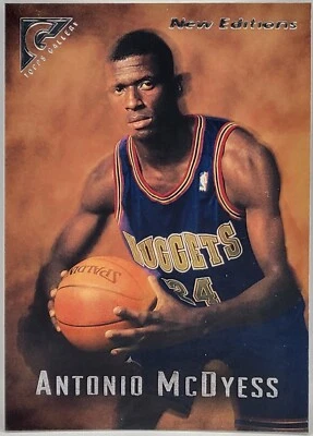 95-96 Topps Gallery (New Editions) Antonio McDyess Rookie Card (Denver Nuggets) - Image 1 of 2